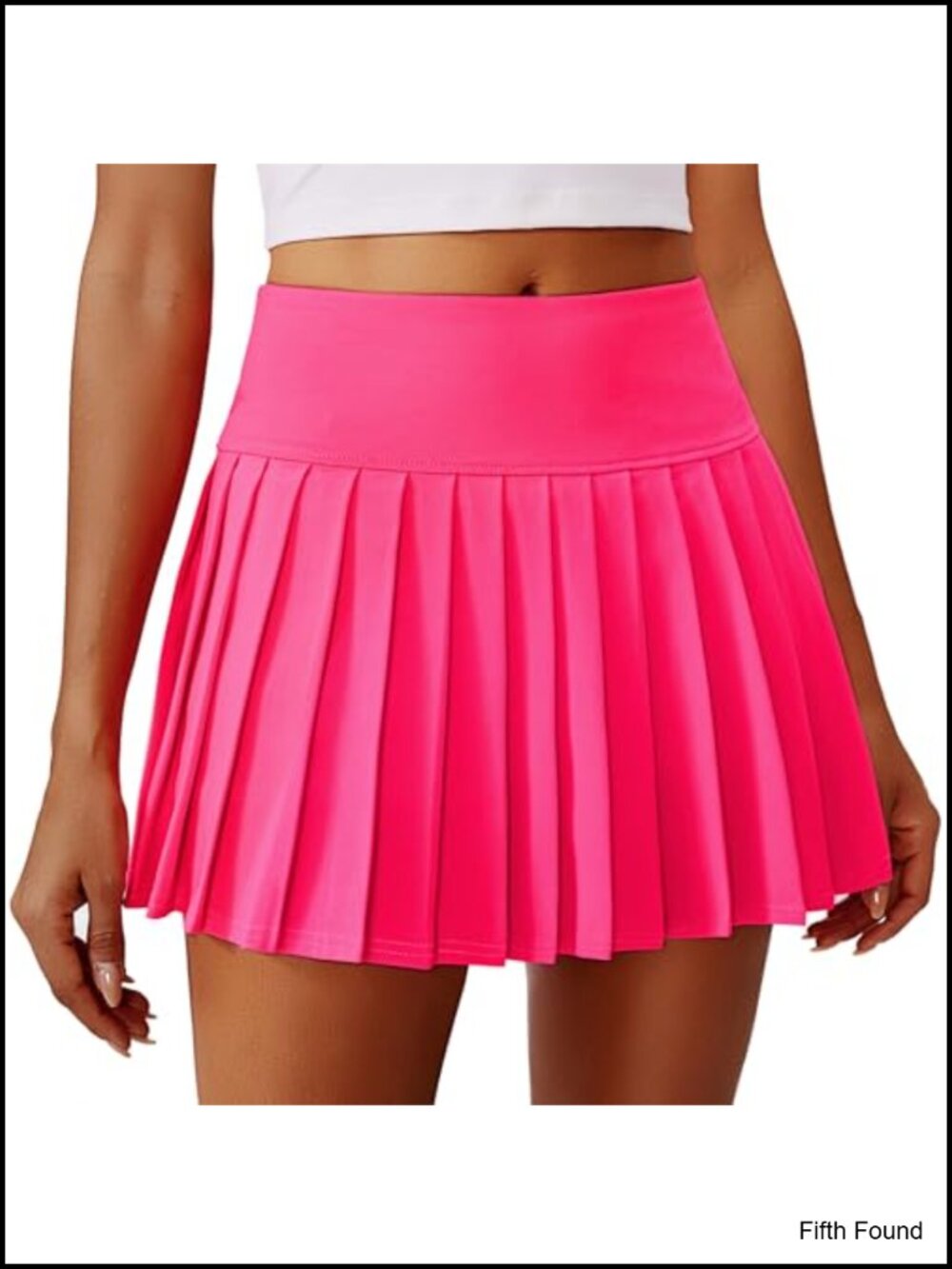 Pleated Tennis Skirt High Waist Athletic Skort with Inner Shorts Pocket